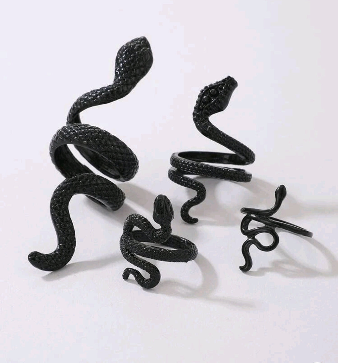 Adjustable snake rings